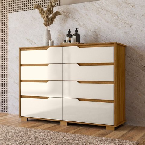 Cômoda Moval Georgia 8 Gavetas