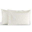 Ver imagem 1 de Kit Portas Travesseiros Gold Percal 200 Fios Algodão 50cm X 70cm 2 Peças - Palha