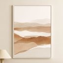 Ver imagem 1 de Quadro Canvas Estilo Boho - Paisegem Minimalista-mold.branca:40x30cm