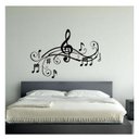 Ver imagem 1 de Adesivo Decorativo Notas Musicais Clave Música