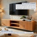 Ver imagem 5 de Rack Suspenso para TV até 75 Polegadas 100% MDF 180cm Zeus