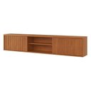 Ver imagem 4 de Rack Ripado Suspenso para TV até 75 Polegadas 100% MDF 180cm Zeus