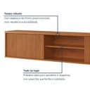 Ver imagem 5 de Rack Suspenso para TV até 75 Polegadas 100% MDF 180cm Zeus