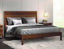 Ver imagem 1 de Cama Casal Madeira Maciça 1,60m - Lisboa - Móveis Montanhês