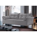 Ver imagem 2 de Sofá 3 Lugares Living Linho M-97 Martins Cinza