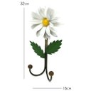 Ver imagem 2 de Cabide para Bolsas de Quarto em Ferro Artesanal com Flor de Lata Libertas Rosas Artesanato Margarida