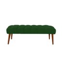 Ver imagem 1 de Banco Rubi 1,20m Suede Verde - Dominic Decor