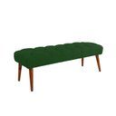 Ver imagem 2 de Banco Rubi 1,20m Suede Verde - Dominic Decor