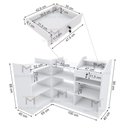 Ver imagem 5 de BALCÃO CAIXA VITRINE CANTO RETO M234.2021.B (CAIXA DIREITO) MUNDI MOVEIS