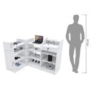 Ver imagem 6 de BALCÃO CAIXA VITRINE CANTO RETO M234.2021.B (CAIXA DIREITO) MUNDI MOVEIS