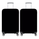 Ver imagem 5 de Capa Mala Bagagem Viagem C/ Ziper Preta Grande 32kg Elastano