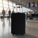 Ver imagem 1 de Capa Mala Bagagem Viagem c/ Ziper Preta Grande 32kg Elastano