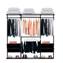 Ver imagem 1 de Closet Aramado - Linear Clr221 com Gaveta - 2,20m - Preto