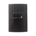 Ver imagem 1 de Espelho 4x2 Conjunto 2 Tomadas 10a ou 20a Margirius