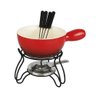 Conjunto Fondue 8 peças Lausanne Vermelho Server 4 Pessoas Hauskraft - 1