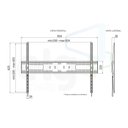 Ver imagem 4 de Suporte Tv Fixo de Parede 55 a 100 N01v8 Elg Telas Grandes