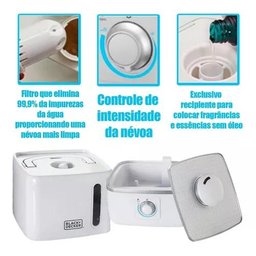 Black Decker Umidificador de Ar Prático e Portátil, com Capacidade de 2,5l, Modelo Air1000 Bivolt - 6