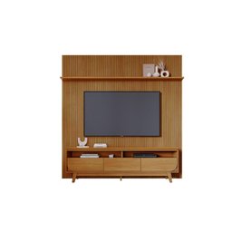 Painel Luna para Tv de até 75 Polegadas - Cumaru - Madetec - 2 Painel Luna para Tv de até 75 Polegadas - Cumaru - Madetec - 2