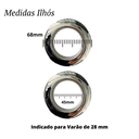 Ver imagem 5 de Cortina Blackout Tecido Sala quarto 300x250 Cortina Web Bege Claro