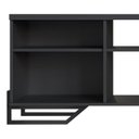 Ver imagem 4 de Rack 180 Cm 2 Pt Estante 77 Cm Industrial 27x24 Preto Pp