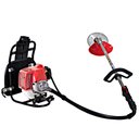 Ver imagem 2 de Roçadeira Costal Nakashi C270N 25,4cc Motor 2T NK270 á Gasolina de Uso Intensivo Com Lâmina de V