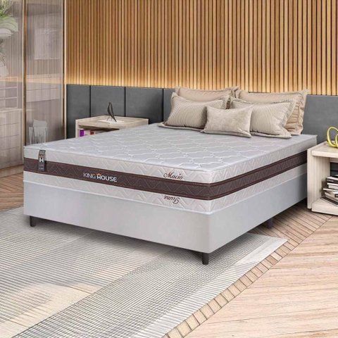 Cama Box Mali Molas Ensacadas Casal 138x188 King House