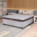 Ver imagem 1 de Cama Box Mali Molas Ensacadas Casal 138x188 King House
