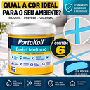 Ver imagem 3 de Kit 6 Rejunte Multiuso Epóxi Azul Piscina Porto Koll 1kg