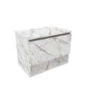 Ver imagem 5 de Conjunto Kit para banheiro 60cm com Gabinete espelheira e cuba CJ43018-108 Móvel na Caixa Mármore Br