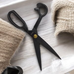 Tesoura Profissional Cissymo N°12 Titânio Cabo Emborrachado