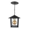 Pendente Colonial Nina Vidro Liso Preto - Blumenau - 1