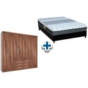 Ver imagem 1 de Cama Box Casal + Colchão Class Castor + Guarda Roupa Master 8.6 Demolição