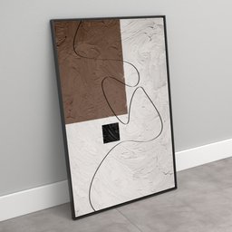 Quadro Decorativo Formas Suaves Abstratas - 7