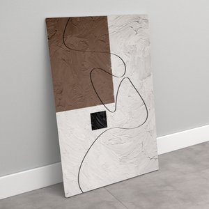 Quadro Decorativo Formas Suaves Abstratas