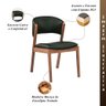 Kit 8 Cadeiras Decorativa Sala de Jantar Luxo Luna Facto Verde - Mozzelar - 2