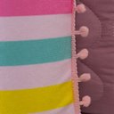 Ver imagem 7 de Kit Edredom Solteiro Menina Teen Rosa com Almofadas Estampadas 05 Peças - Dupla Face Percal 300 Fios