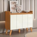 Ver imagem 2 de Buffet Aparador 4 Portas 108 Cm 2003207 Cinamomo Branco Armoveis
