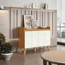 Ver imagem 4 de Buffet Aparador 4 Portas 108 Cm 2003207 Cinamomo Branco Armoveis