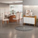 Ver imagem 3 de Buffet Aparador 4 Portas 108 Cm 2003207 Cinamomo Branco Armoveis