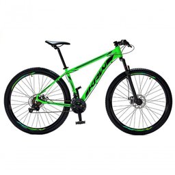 Bicicleta Aro 29 Krw Alumínio 24 Vel Freio a Disco Suspensão Dianteira S1 Verde-preto 15.5 Verde- - 1