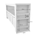 Ver mais imagens de Organizador com Baús Porta Livros e Carrinhos Ajax 100% Mdf