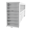 Ver imagem 7 de Organizador com Baús Porta Livros e Carrinhos Ajax 100% Mdf