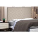 Ver imagem 4 de Cabeceira Dubai para Cama Box Casal 140cm Suede Bege - D’Rossi