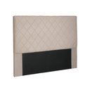 Ver imagem 1 de Cabeceira Dubai para Cama Box Casal 140cm Suede Bege - D’Rossi