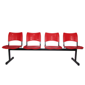 Longarina Turim 4 Lugares - Vermelho