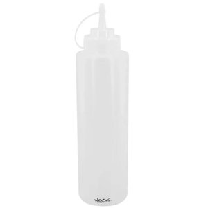 Kit 12 Bisnagas Plásticas Graduadas Weck 1l Flexíveis Molhos Maionese Ketchup Profissional