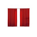 Ver imagem 5 de Cortina Jacquard Luxo em Tecido Semi Blackout Sala 4,00x2,80:vermelho