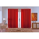 Ver imagem 1 de Cortina Jacquard Luxo em Tecido Semi Blackout Sala 4,00x2,80:vermelho