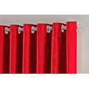 Ver imagem 2 de Cortina Jacquard Luxo em Tecido Semi Blackout Sala 4,00x2,80:vermelho