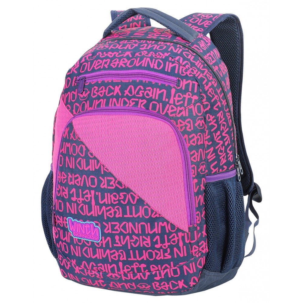 Mochila Whith Feminina Stylus Fitas Letterin - Wincy - 1